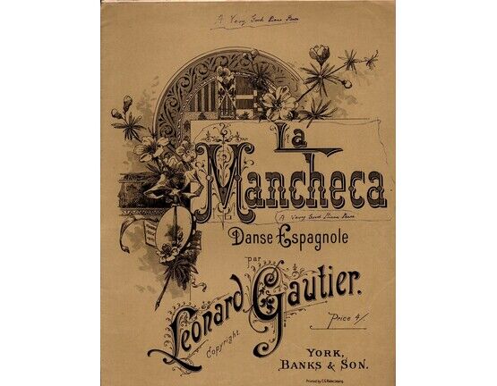 4433 | La Mancheca - Danse Espagnole - Piano Solo