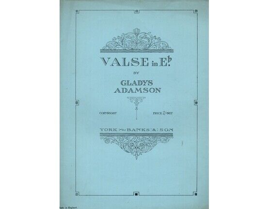 4433 | Valse in E Flat - Piano Solo