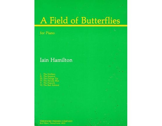 444 | A Field of Butterflies - For Piano