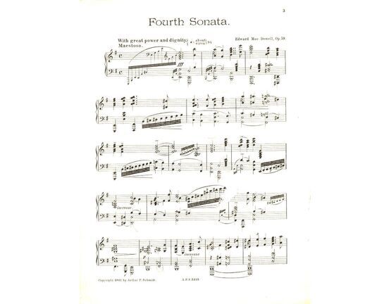445 | Fourth Sonata - Piano Solo - Op. 59