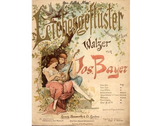 4464 | Liebesgeflüster - Whispers of Love - Walzer aus Ballet "Olga" - Piano Solo