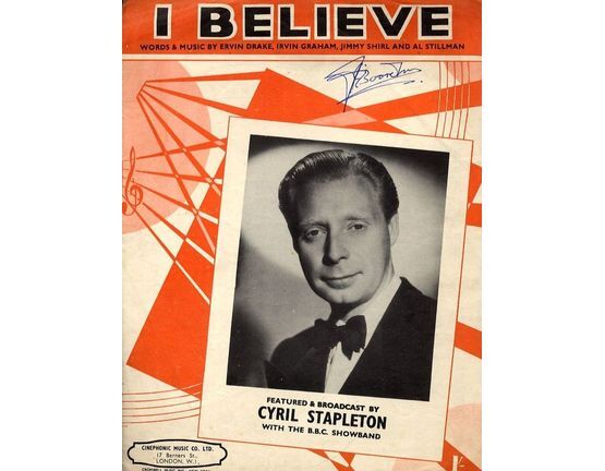 4477 | I Believe - Song - Featuring Cyril Stapleton