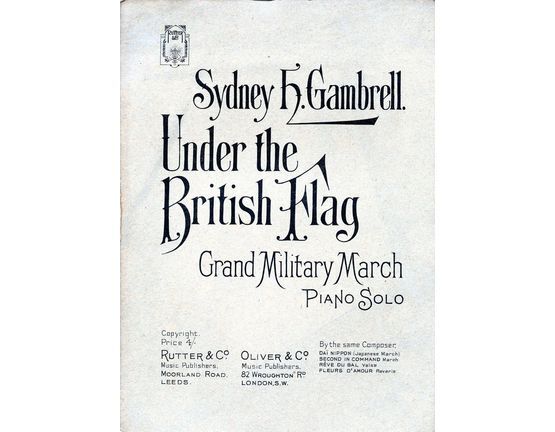 4503 | Under the British Flag - Grand Military March - Piano Solo