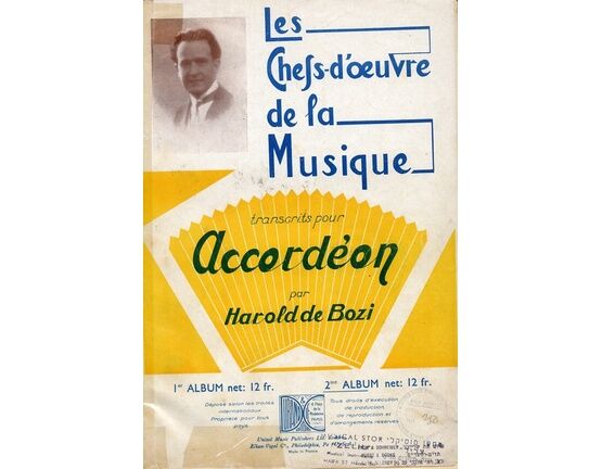4505 | Les Chefs d'Oeuvre de la Musique (2me Album) - Transcribed for Accordion - Featuring Harold de Bozi