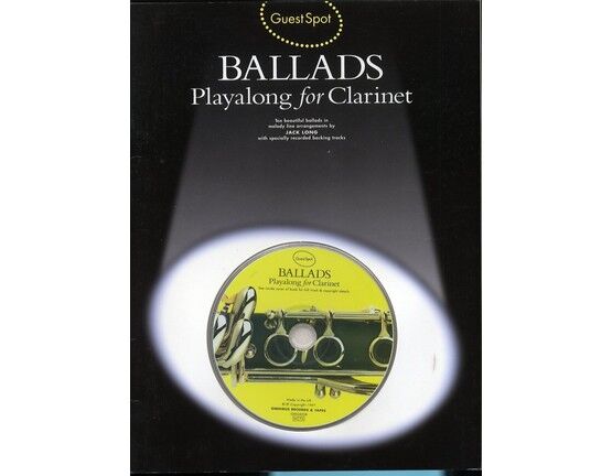 4507 | Ballads Playalong for Clarinet, 10 pieces with CD backing track