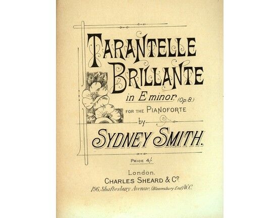 453 | Tarantelle Brillante in G major for Piano - Op. 8 - Piano solo