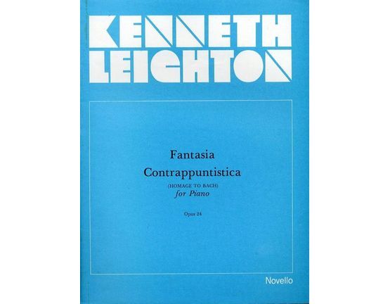 4582 | Fantasia Contrappuntistica (Homage to Bach) - For Piano - Op. 24