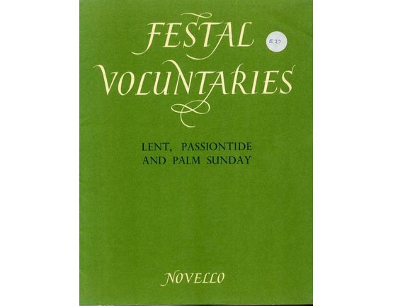 4582 | Festival Voluntaries - Lent Passiontitde And Palm Sundays