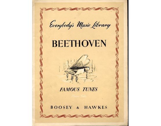 4584 | Beethoven - Everybodys Music Library - Volume IV- Famous tunes, arranged for Piano Solo
