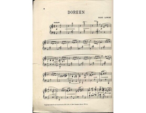 4586 | Doreen - Piano solo