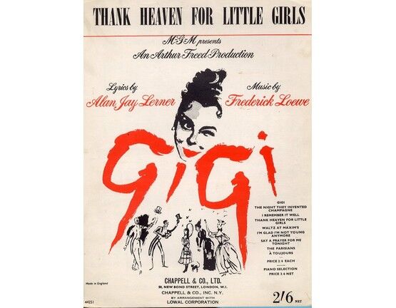 4594 | Thank Heaven for Little Girls,  from "Gigi"