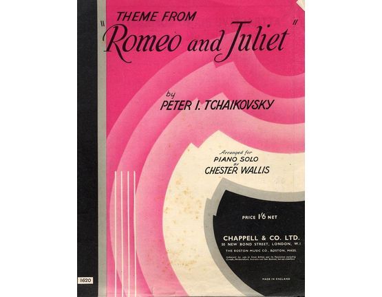 4594 | Theme from ''Romeo and Juliet'' - For Piano Solo