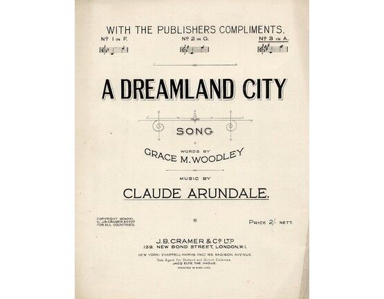 4598 | A Dreamland City, Song.