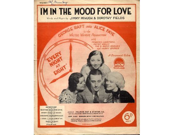 4614 | Copy of Copy of I'm in the Mood for Love - From "Every night at Eight" - Featuring George Raft and Alice Faye