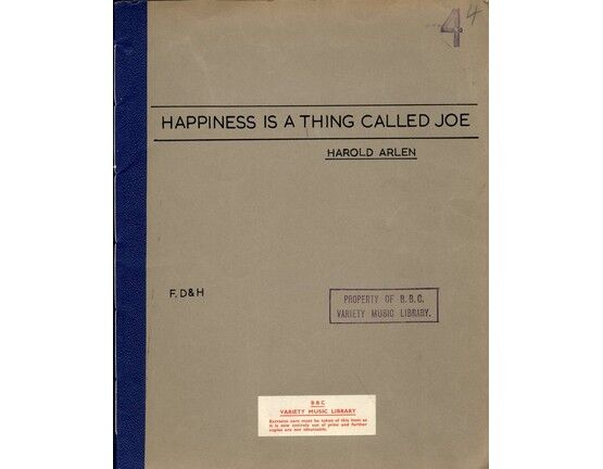 4614 | Happiness is a thing called Joe - Song