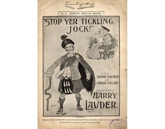 4614 | Stop Yer Tickling, Jock! - Song - As sung by Harry Lauder