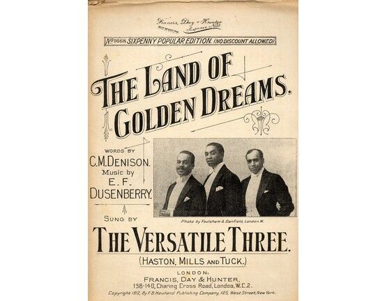 4614 | The Land of Golden Dreams - Song Featuring the Versatile Three - Haston, Mills and Tuck