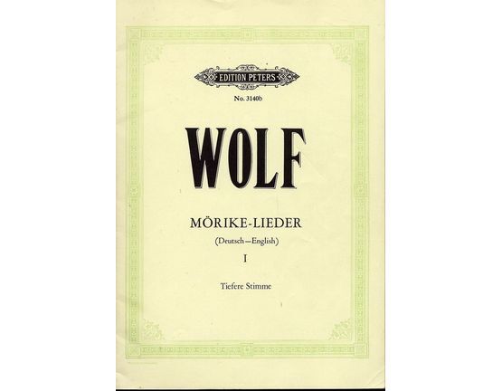 4616 | Gedichte von (Poems of) Eduard Morike - Fur Eine Sinstimme (Voice) und Klavier - Ed. Peters No. 3140b