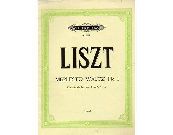 4616 | Liszt - Mephisto Waltz No. 1 - Dance in the Inn from Lenau's "Faust" - Edition Peters No. 7203
