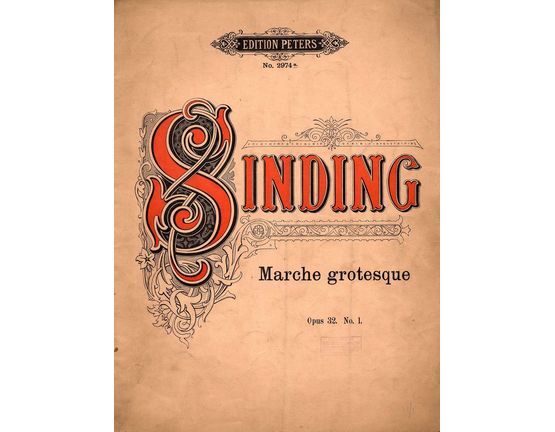 4616 | Marche grotesque - Op. 32, No. 1 -  Edition Peters No. 2974a