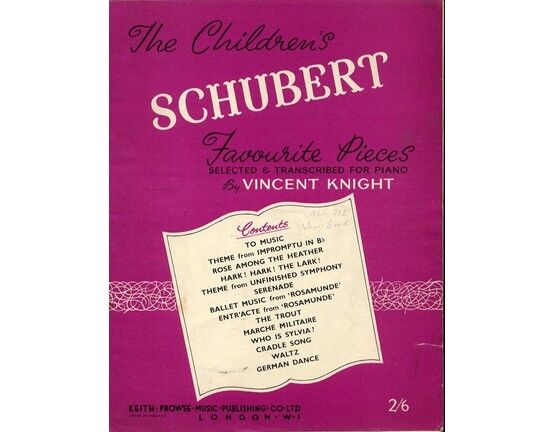 4621 | The Children's Favourite Pieces - Schubert