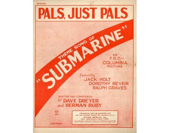 4623 | Pals - Just Pals - Theme Song from the film "Submarine"