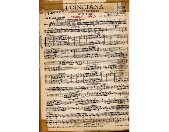 4623 | Poinciana (Song Of The Tree) - Arrangement For Small Dance Band - F. & D. Ltd. 21306