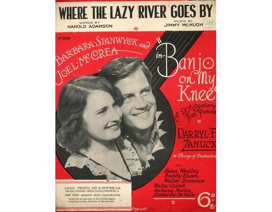 4623 | Where The Lazy River Goes By - Song from "Banjo on My Knee" - Featuring Barbara Stanwyck and Joel McCrea