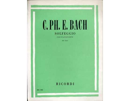4625 | P. E. Bach - Solfeggietto - For Piano