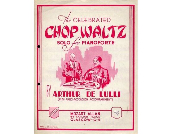 4626 | Chop Waltz -  Piano Solo with Piano Accordion accompaniment