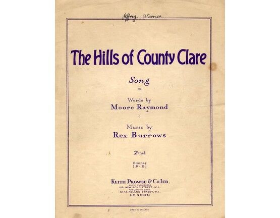 4638 | The Hills of County Clare - Song