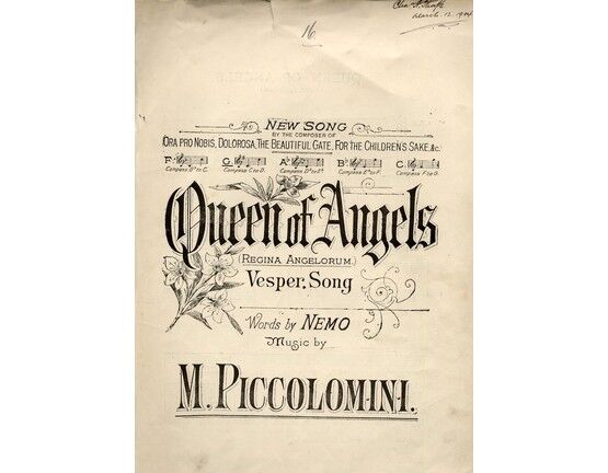 4654 | Queen of Angels  (Regina Angelorum) - Vesper Song
