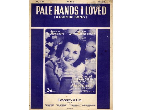 4656 | Pale Hands I Loved -  Kashmiri song - Deanna Durbin in