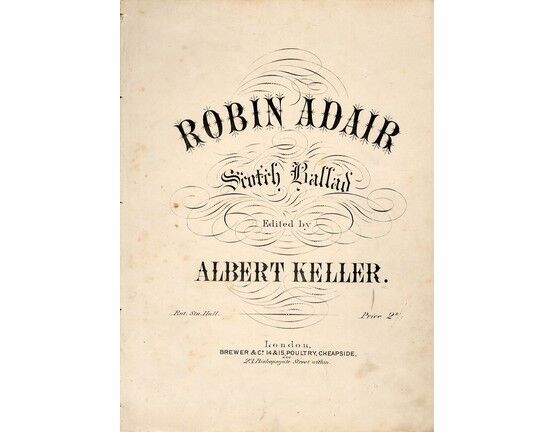 4659 | Robin Adair - The Favourite Scotch Ballad