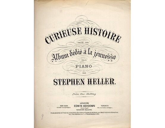 4667 | Curieuse Histoire - Op. 138, No. 9 - Piano Solo