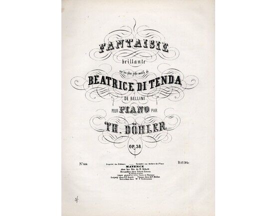 4670 | Beatrice Di Tenda, Fantaisie brillante for piano