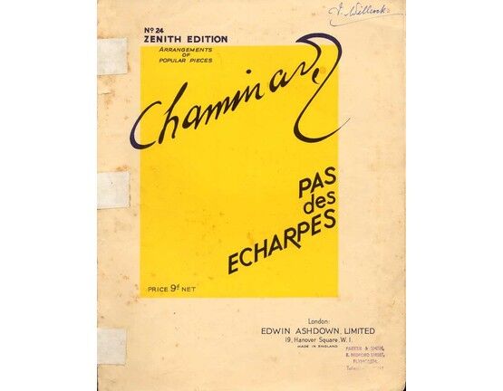 4672 | Pas des Echarpes - Air de Ballet pour Piano - Zenith Edition No. 24