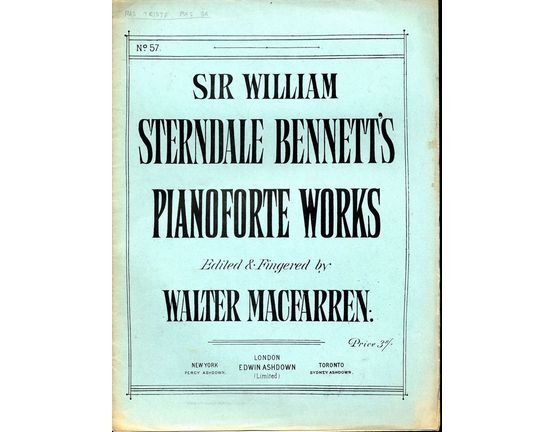 4672 | Pas Triste Pas Gai - Op. 34 - Sir William Sterndale Bennett's Pianoforte Works Series No. 57