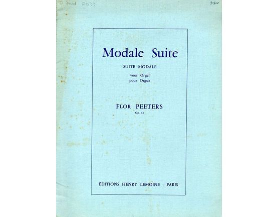 4676 | Modale Suite voor Orgel - Op. 43