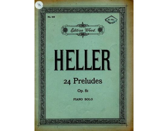 4703 | 24 Preludes for Piano Solo - Op. 81 - Edition Wood No. 808