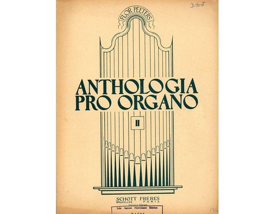 4728 | Anthologia Pro Organo - Selected Pieces of the Organ - Music from 13th to 18th Century - Vol. II - Hinrichsen Edition No. D 1326