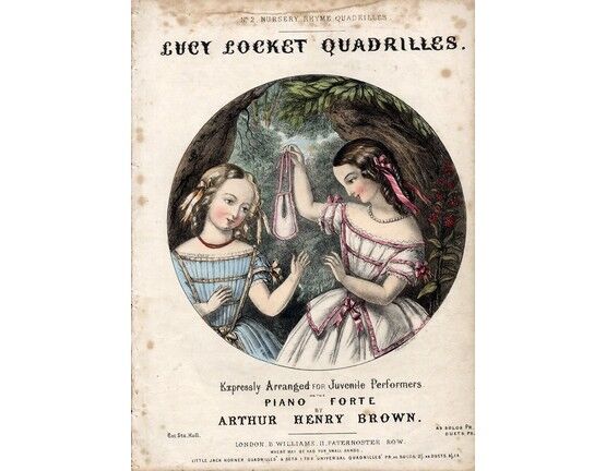 4832 | Lucy Locket Quadrilles - Expressly Arranged for Juvenile Performers on the Piano Forte
