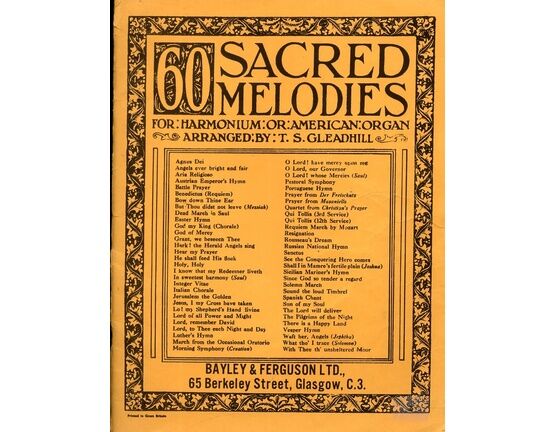 4840 | 60 Sacred Melodies for Harmonium or American Organ