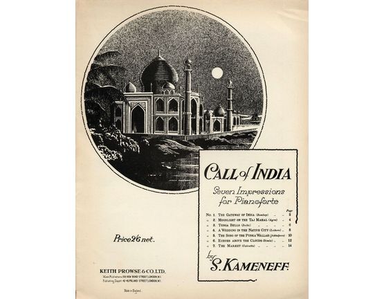 4843 | Call of India - Seven Impressions for Pianoforte