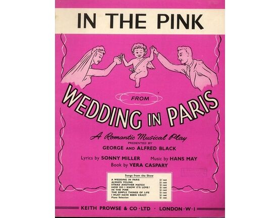 4843 | In the Pink  - Song from the play 'Wedding in Paris'