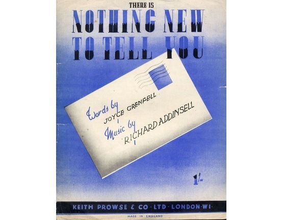 4843 | There is Nothing New to Tell You - Performed by Joyce Grenfell