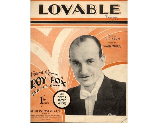 4844 | Lovable - Song Featuring Roy Fox
