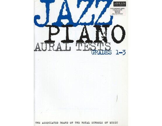 4846 | Jazz Piano Aural Tests - ABRSM Grades 1-3