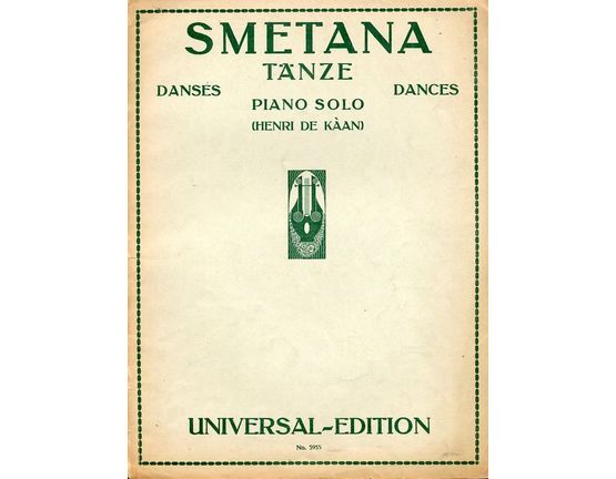 4848 | Dances - Piano Solo - Universal Edition No. 5955 - Op. 8, No. 1