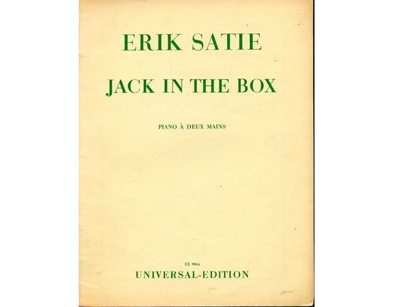 4848 | Jack in the Box - Piano a Deux Mains - Universal Edition No. UE 9914
